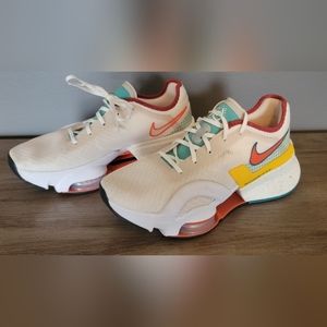 Nike Mens Air Zoom SuperRep 3 White Brown Training Shoes Size 6